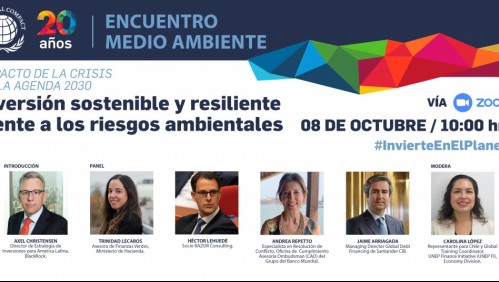 Pandemia y Medio Ambiente: 'Inversión sostenible y resiliente frente a los riesgos ambientales'