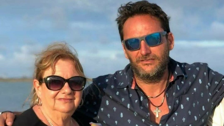 Daniel Fuenzalida y su madre
