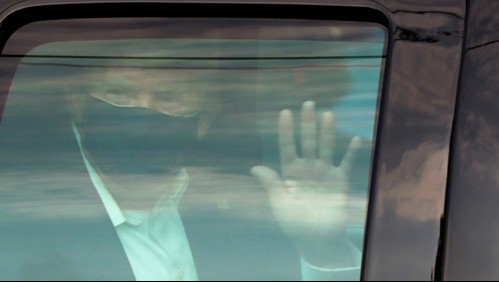Trump tras dar paseo en auto para saludar a simpatizantes: 'Aprendí mucho sobre coronavirus'