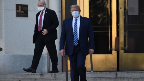 Donald Trump es dado de alta tras ser hospitalizado a causa del coronavirus