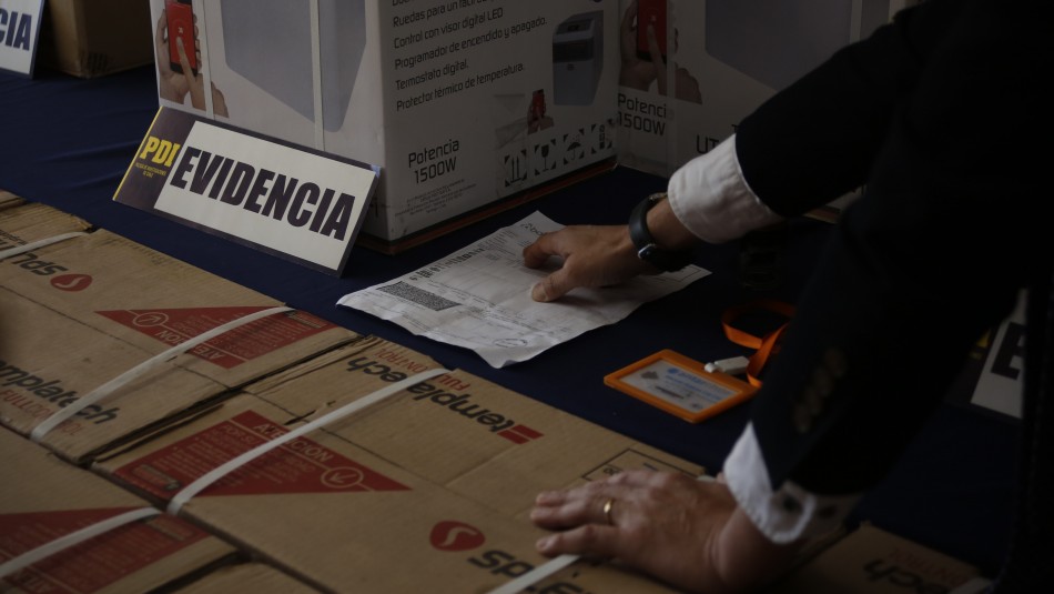 PDI PDI desbarata banda por estafa a través de sitios web.