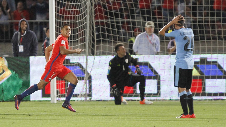 Eliminatorias Sudamericanas La noche soñada de Alexis ante Uruguay.