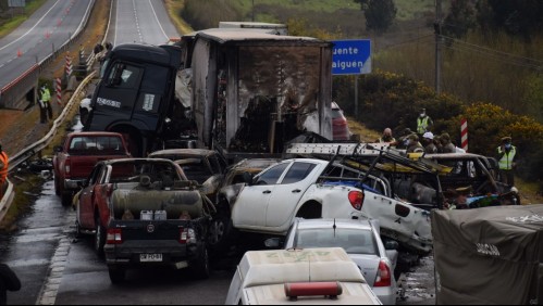 Testigo registra primeros minutos tras grave accidente en Ruta 5 Sur: 'Es desolador'