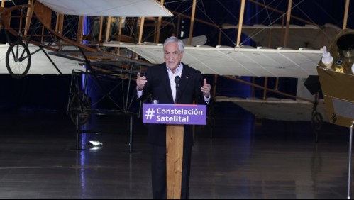 Piñera anuncia nuevo Sistema Nacional Satelital: 'Está dispuesto para defensa y sociedad civil'