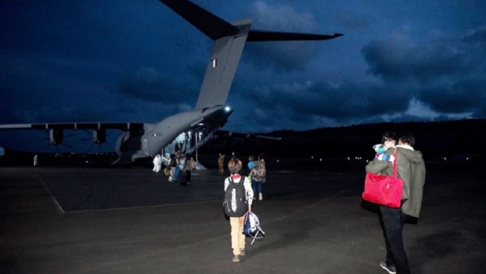 Repatriación de personas a Rapa Nui Fuerza Aérea Francesa repatrió a Rapa Nui a ciudadanos chilenos que estaban varados en Tahití