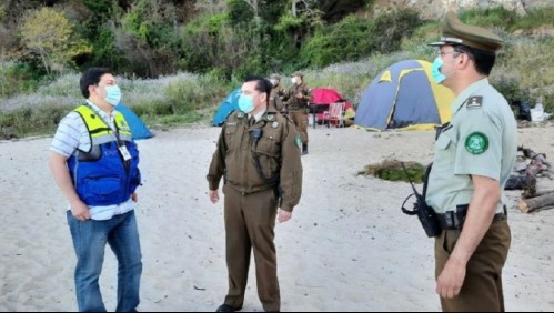 Alrededor de 200 personas fueron sorprendidas en playa de Hualpén en plena cuarentena