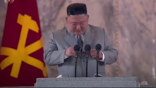 Corea del Norte: Kim Jong Un llora en inusual discurso a la nación