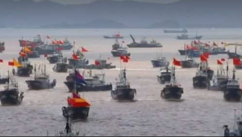 EEUU ofrece ayuda para monitorear flota pesquera china que navega frente a aguas chilenas
