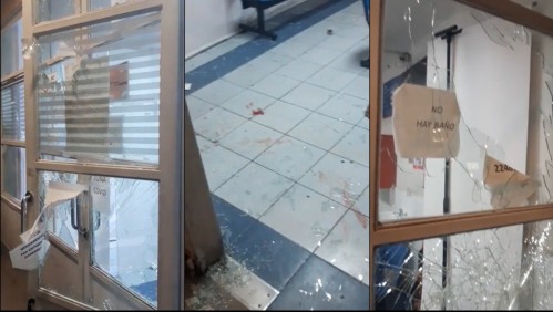 Desconocidos generan destrozos en área para pacientes con covid-19 de SAPU en Puente Alto