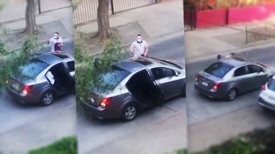 Víctima se cuelga de su auto para resistir a violento asalto en La Florida Víctima se cuelga de su auto para resistir a violento asalto en La Florida