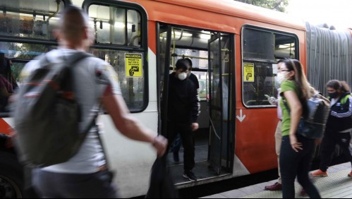 Transporte público terrestre de Santiago adelanta cierre de operaciones por 'manifestaciones'
