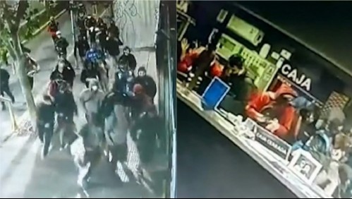 Detienen a individuo que habría saqueado una farmacia en pleno centro de Santiago