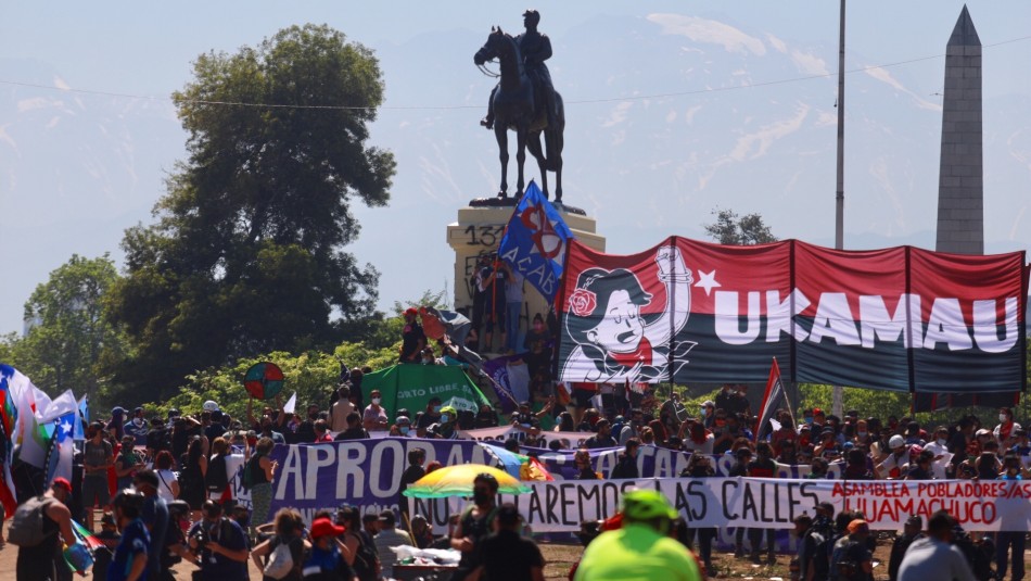 Imágenes de la manifestación en Plaza Italia por el 18 de octubre Imágenes de la manifestación en Plaza Italia por el 18 de octubre