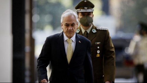 Piñera llega a La Moneda para analizar jornada de manifestaciones por aniversario del 18-O