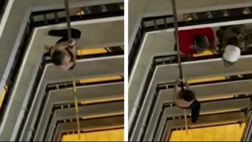 Hombre muere al caer de un octavo piso mientras huía por denuncia de violencia intrafamiliar