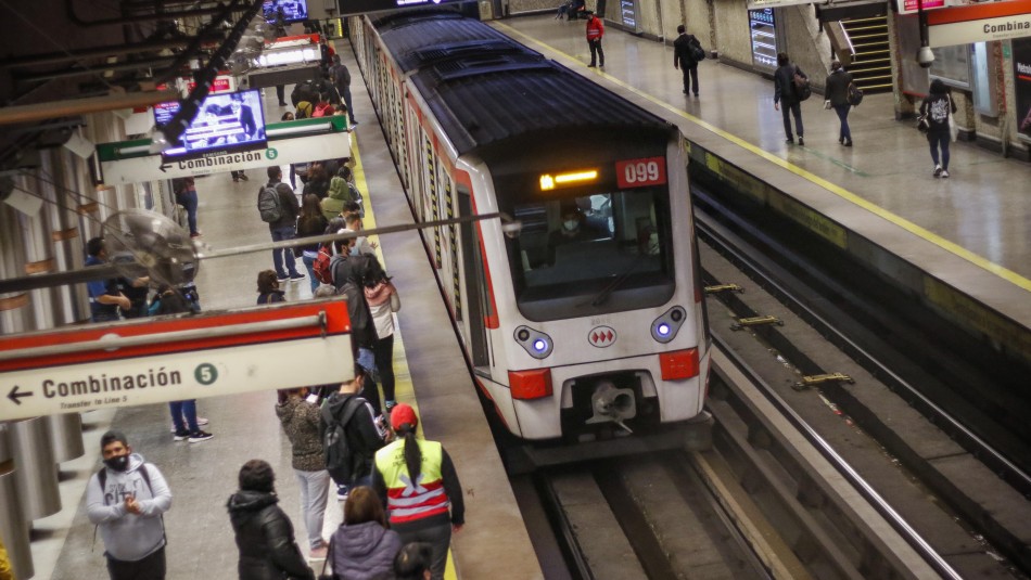 Imagen referencial de archivo Servicios de Metro, Merval y Biotrén serán gratuitos el domingo debido al plebiscito