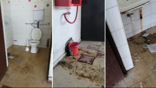 Alcalde comparte fotos del 'deplorable' estado sanitario de local de votación en Cerro Navia