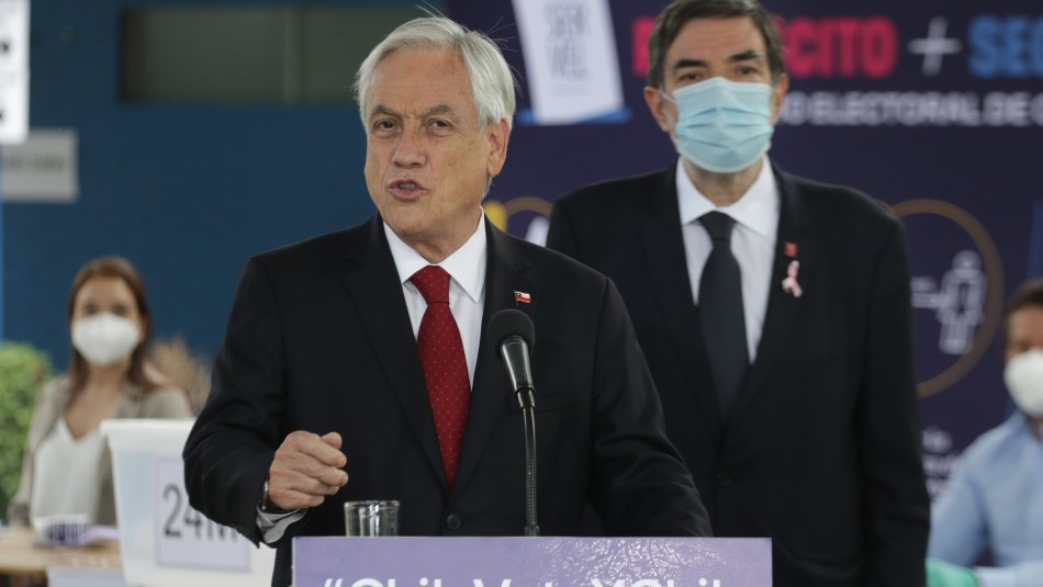 Piñera plebisicito Piñera cambia su domicilio electoral de Santiago a Las Condes