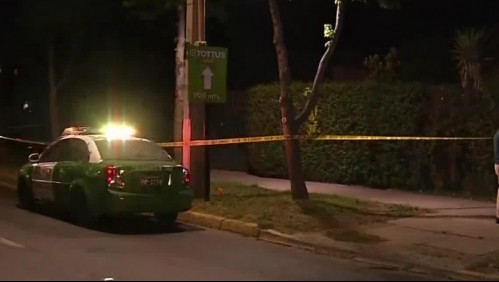 Dos menores de edad se entregan por asesinato de mujer en portonazo en Peñalolén