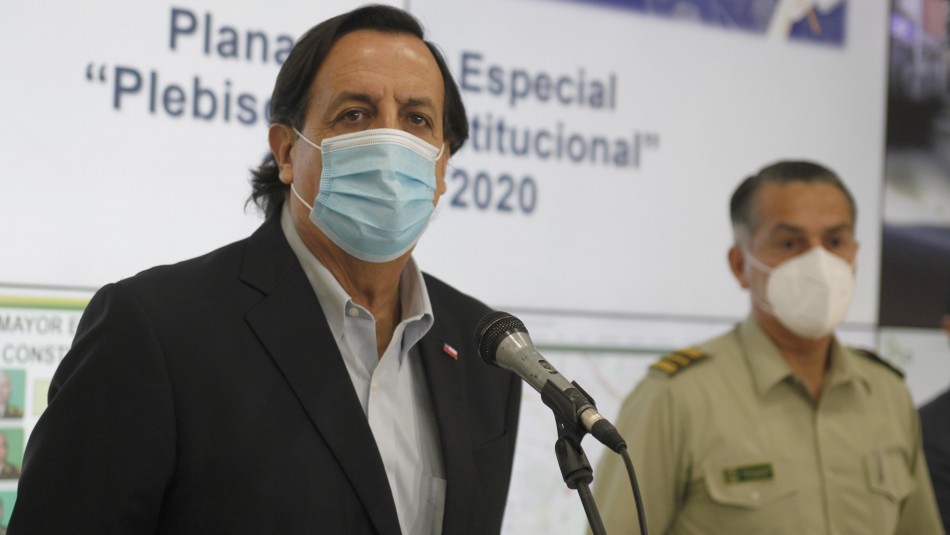 El Ministro del Interior, Víctor Pérez. Portonazo con homicidio en Peñalolén: Se pedirá aumento de penas para quienes usen a menores