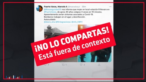 Noticia falsa: Imagen de votantes en Puerto Varas sin mascarilla corresponde al año 2017