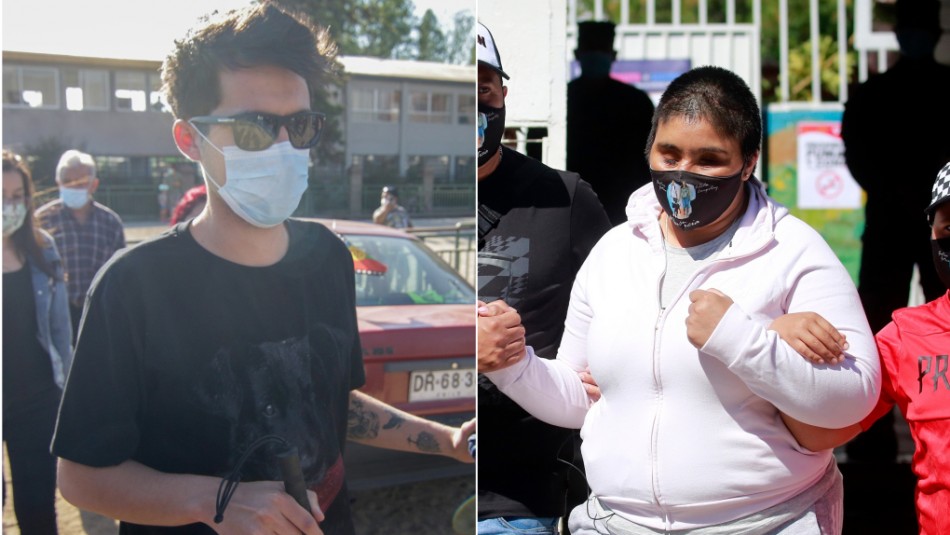 Plebiscito 2020: Gustavo Gatica y Fabiola Campillai llegaron acompañados a votar Plebiscito 2020: Gustavo Gatica y Fabiola Campillai llegaron acompañados a votar