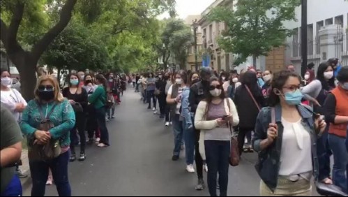 Video muestra la alta participación para votar en el Liceo de Aplicación