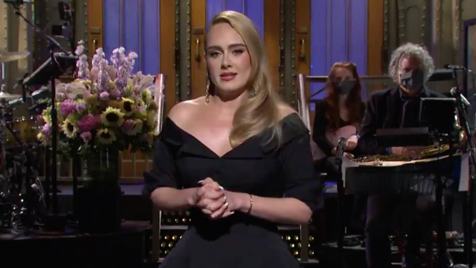 Adele reaparece en televisión y bromea con su perdida de peso: ''Traje solo la mitad de mi'' Adele reaparece en televisión y bromea con su perdida de peso: ''Traje solo la mitad de mi''