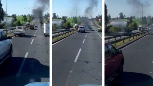 Video muestra momento en que carabinero es baleado en La Araucanía
