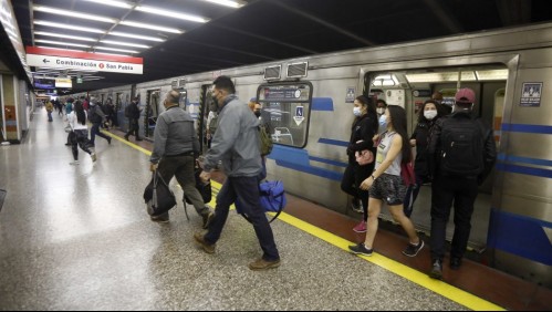 Metro cierra estación Baquedano debido a manifestaciones en Plaza Italia