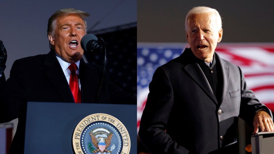 Donald Trump y Joe Biden Trump y Biden visitan estados claves a tres días de las elecciones en EEUU