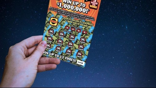 Hombre encontró un boleto de lotería mientras hacía el aseo y se ganó 1 millón de dólares