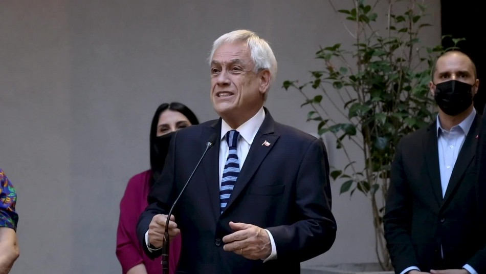 Piñera tras renuncia de Pérez: Piñera tras renuncia de Pérez: