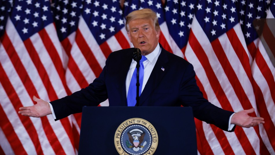 Trump se autoproclama ganador y amenaza con ir a la Corte Suprema por presunto fraude electoral Trump se autoproclama ganador y amenaza con ir a la Corte Suprema por presunto fraude electoral