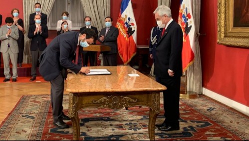 Rodrigo Delgado asume como nuevo ministro del Interior en reemplazo de Víctor Pérez