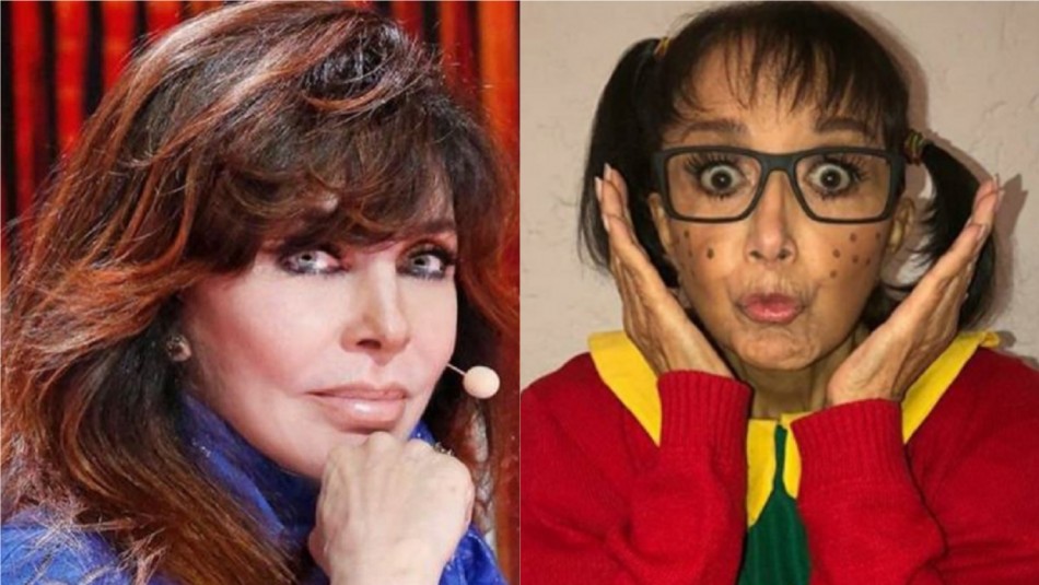 La Chilindrina revela inédita foto junto a Verónica Castro