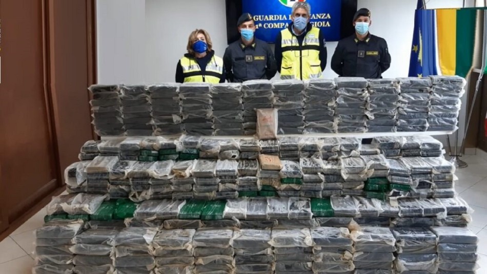choritos chilenos cocaina Italia: Choritos provenientes de Chile escondían cocaína avaluada en más de $166 mil millones