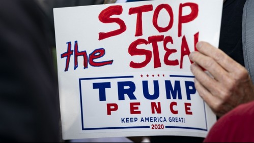 Seguidores de Trump viralizan #StopTheSteal para desacreditar la elección