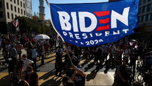 Masivas manifestaciones en la Casa Blanca y otros lugares para celebrar la victoria de Joe Biden