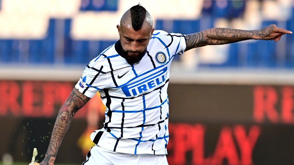 Arturo Vidal. Arturo Vidal y Alexis Sánchez fueron titulares en empate del Inter frente al Atalanta