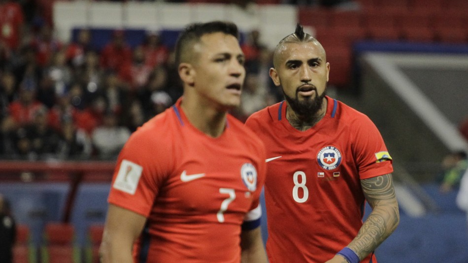 Sánchez y Vidal. Selección Chilena: Se retrasa presencia de Arturo Vidal y Alexis Sánchez por el coronavirus