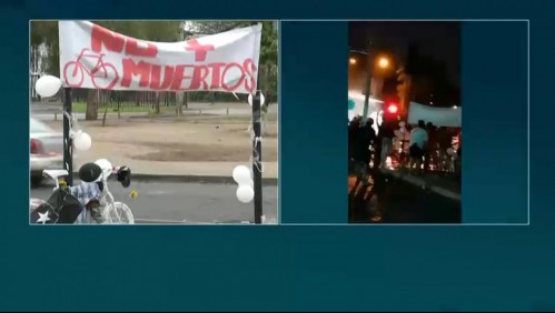 Manifestación por ciclista fallecido en atropello termina con 4 detenidos