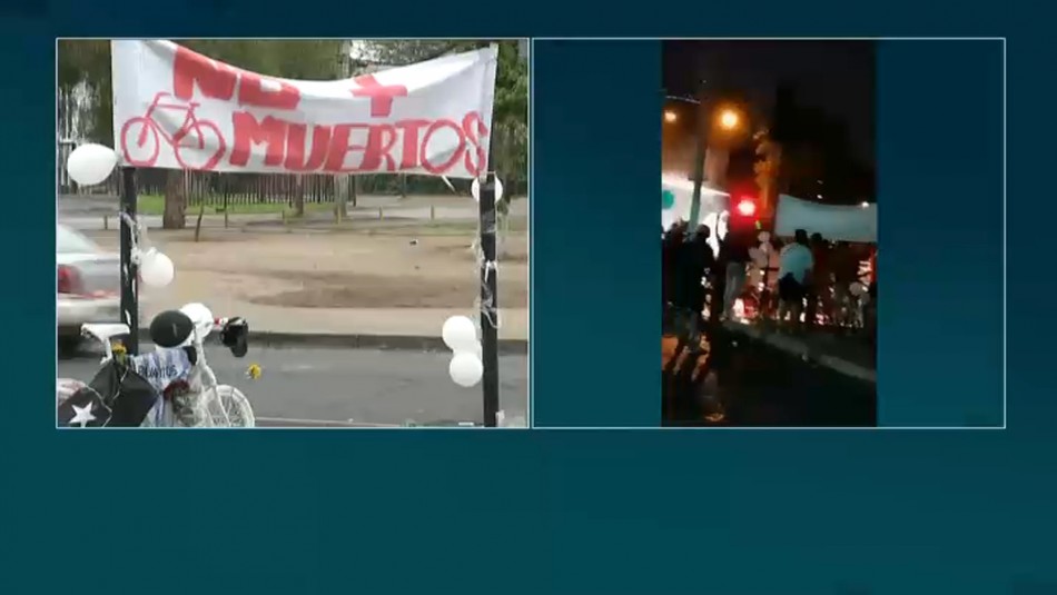 ciclista muerto estacion central Manifestación por ciclista fallecido en atropello termina con 4 detenidos