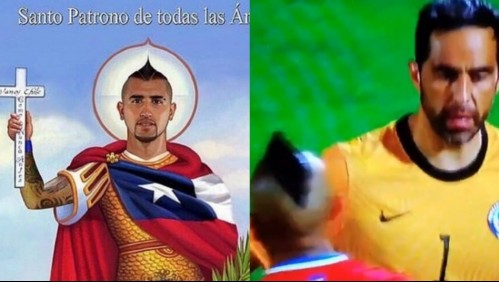 Memes de la Roja: Hinchas tildan de 'Santo Patrono' a Vidal y se emocionan con saludo a Bravo