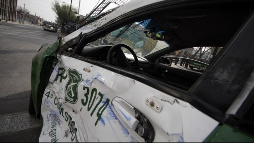 Carabinera se encuentra grave tras ser atropellada por sujetos que robaron un auto