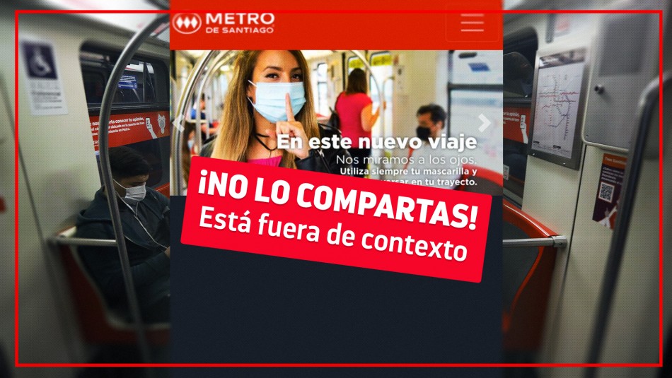 Fact Checking: ¿Está prohibido hablar en el Metro de Santiago para no propagar el coronavirus? Fact Checking: ¿Está prohibido hablar en el Metro de Santiago para no propagar el coronavirus?