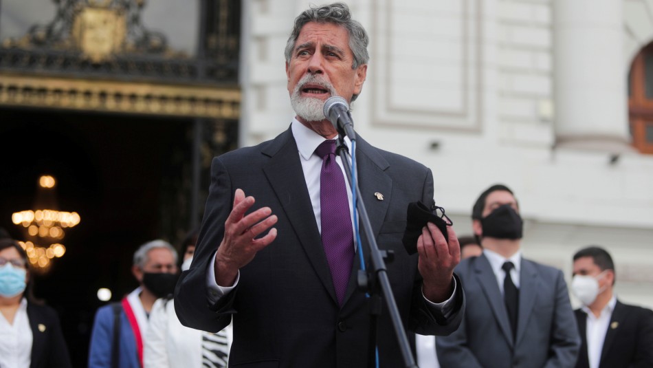 Francisco Sagasti Francisco Sagasti, nuevo presidente de Perú.