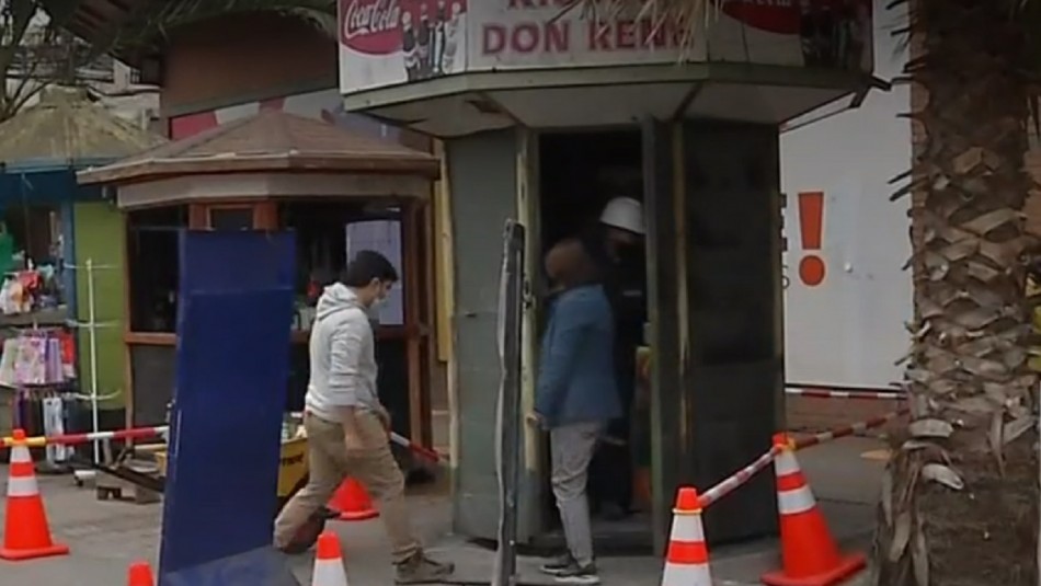 Melipilla Brutal ataque incendiario a kioskero.