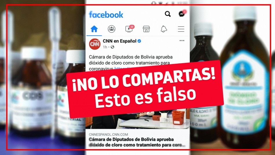 Fact checking: ¿El dióxido de cloro funciona para curar el coronavirus? Fact checking: ¿El dióxido de cloro funciona para curar el coronavirus?