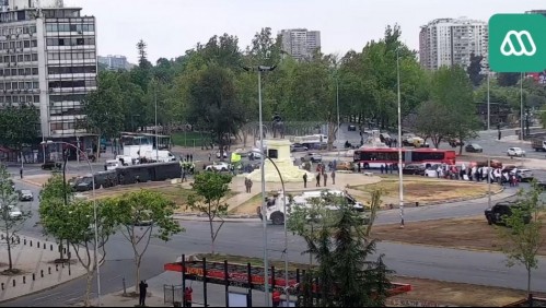 Cámara en vivo: Así está Plaza Italia